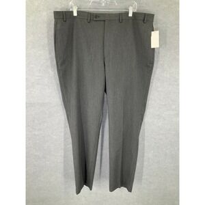 Lauren Ralph Lauren Mens Dress Pants‎ 42W x 32L Flat Front Gray Career